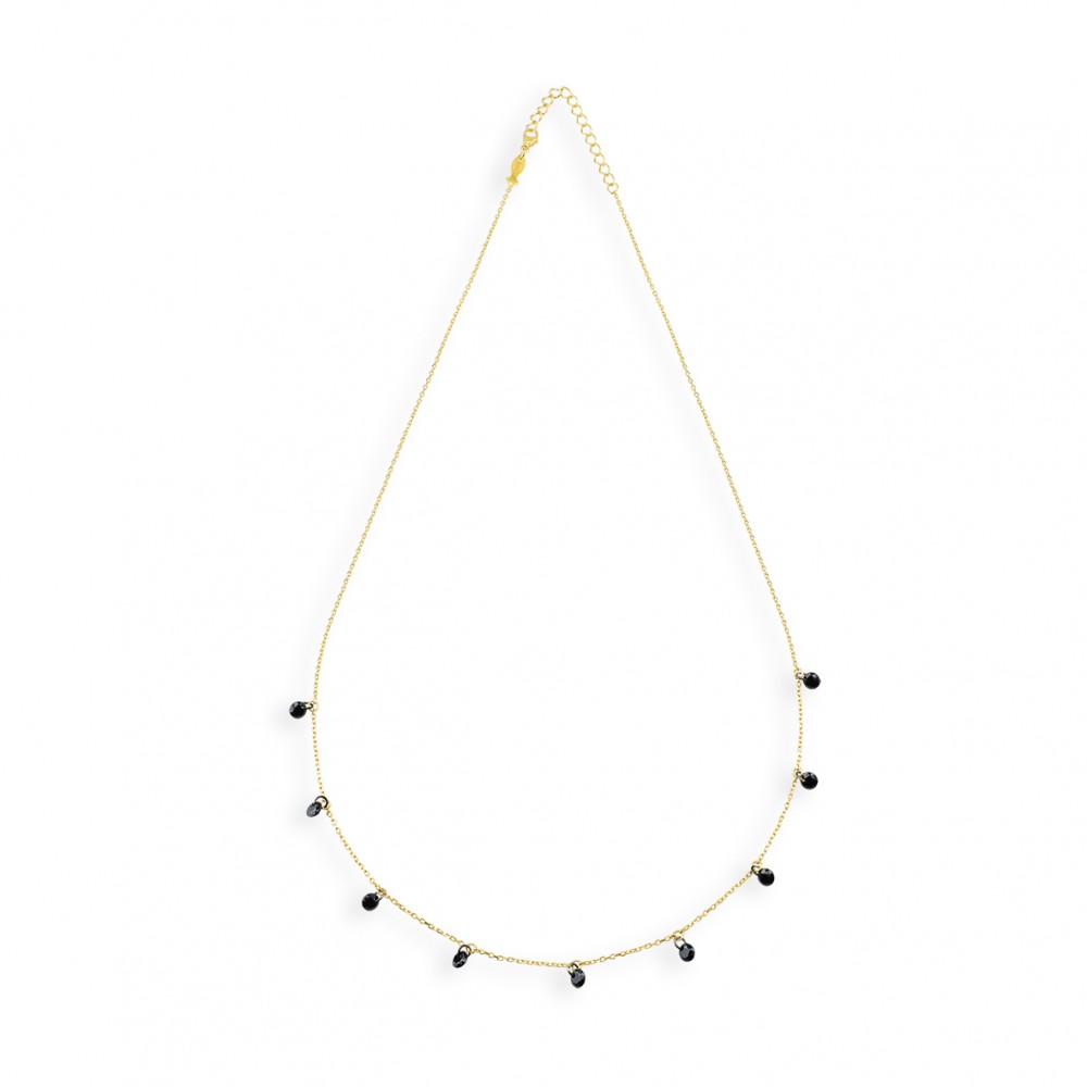 Shining Dots, Sterling Silver Necklace.