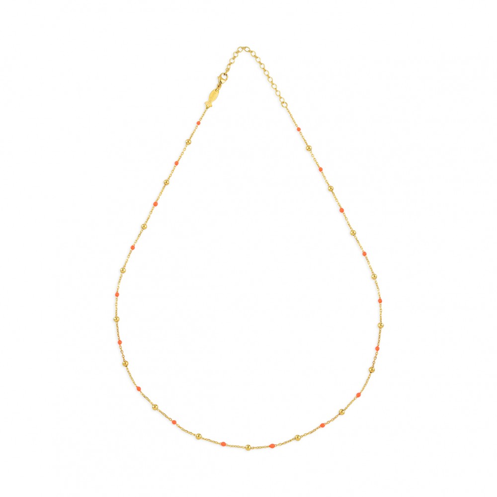 Dots, Sterling Silver Chain.