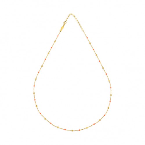 Dots, Sterling Silver Chain.