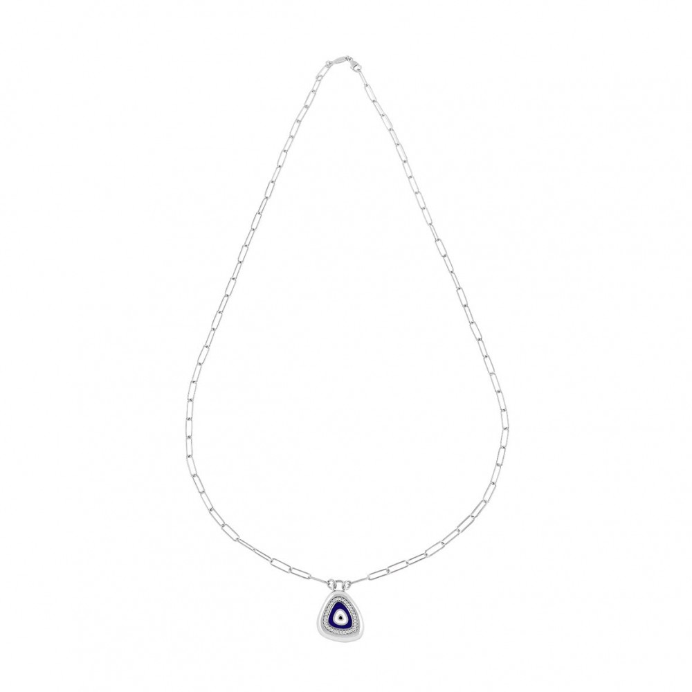 Jewel Eye Amorphose, Sterling Silver Necklace.