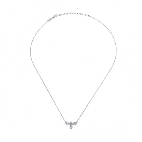 Queen Bee, Sterling Silver Necklace. Queen Bee, Sterling Silver Necklace.