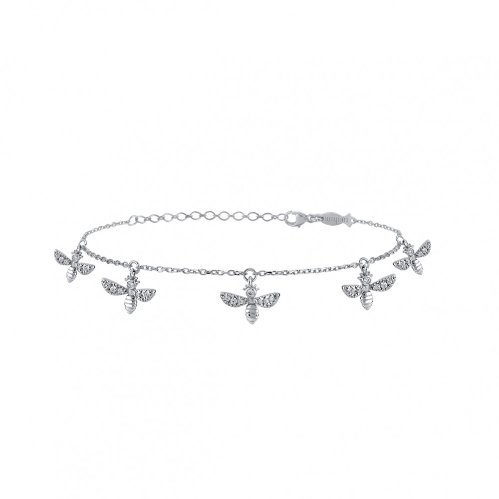 Princess Bee, Sterling Silver Bracelet.