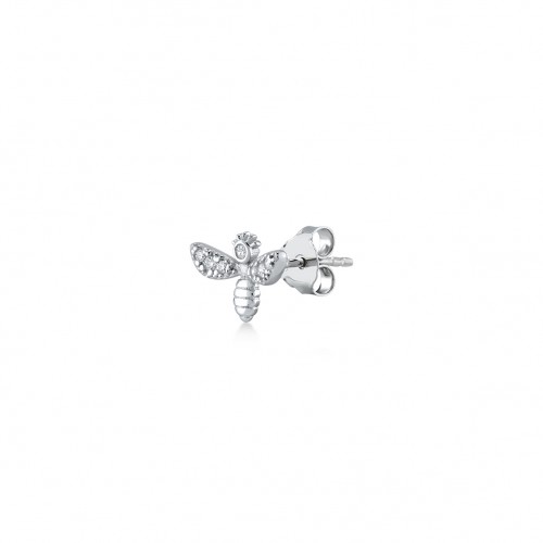 Princess Bee, Sterling Silver Earring (Sold INDIVIDUALLY).