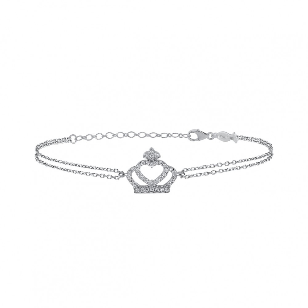Crown, Sterling Silver Bracelet.
