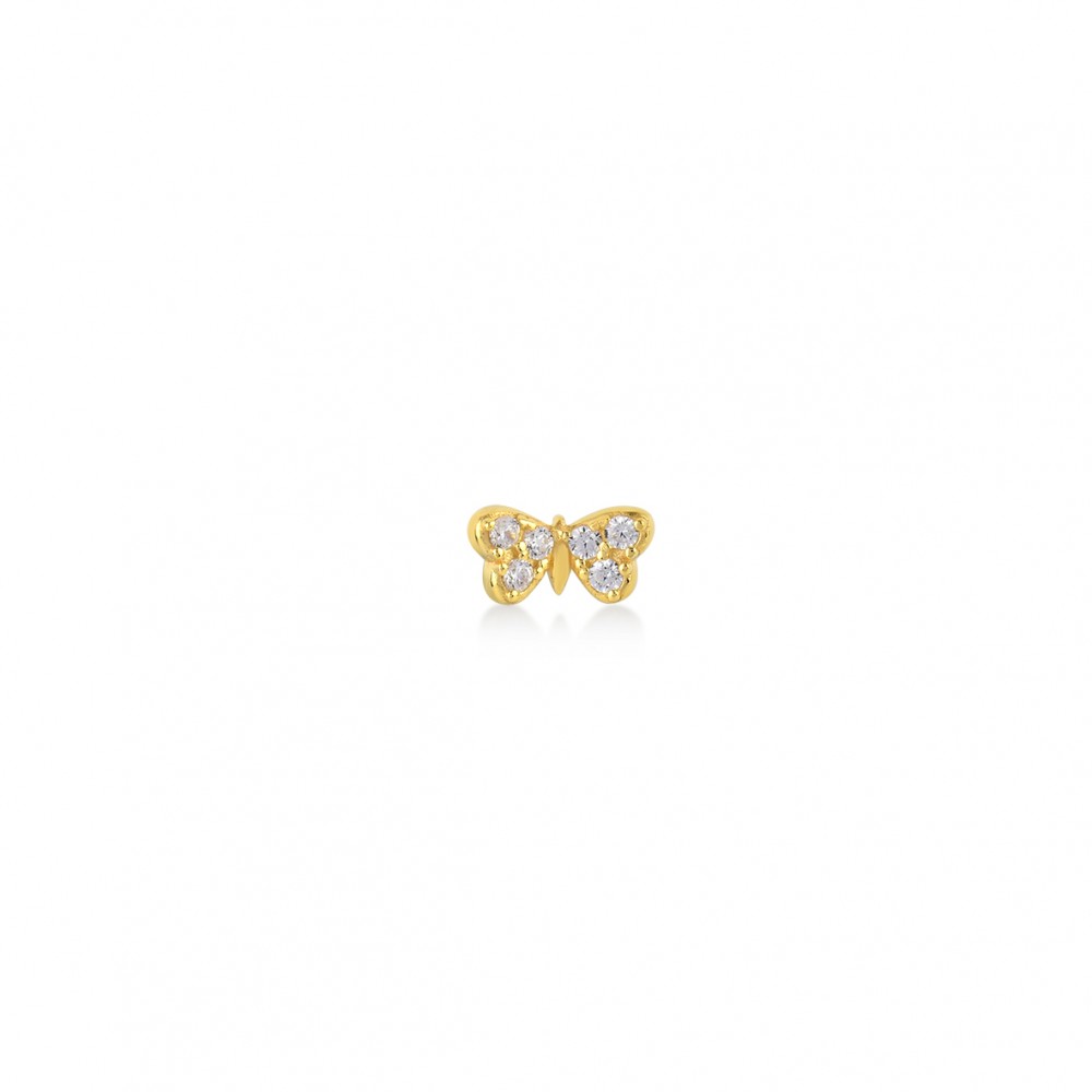 Mini Butterflies, Sterling Silver Earring (Sold INDIVIDUALLY).