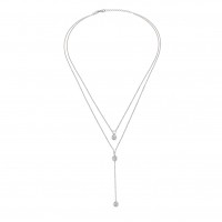 Glint(Duo), Sterling Silver Necklace.