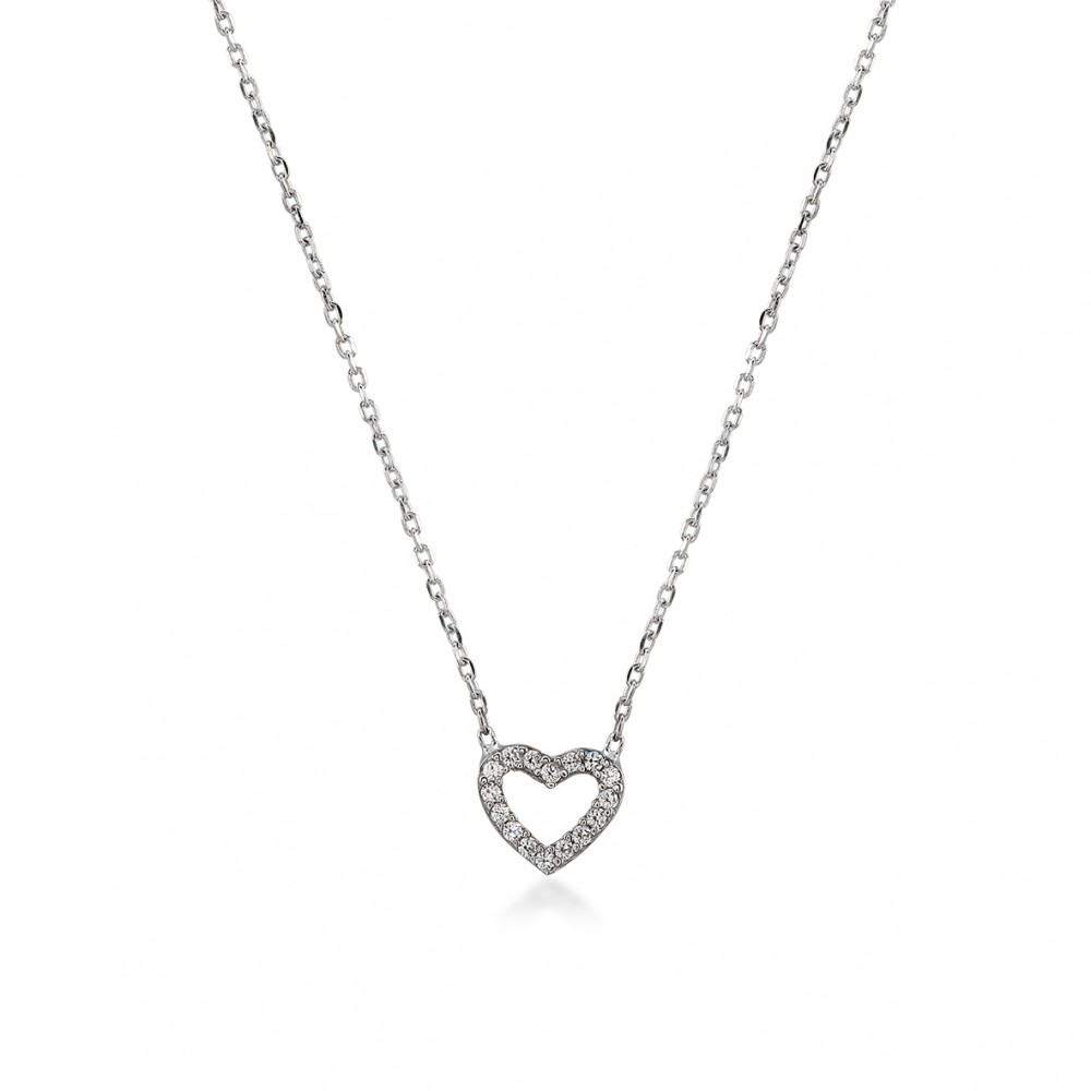 Cuore, Sterling Silver Necklace.