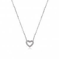 Cuore, Sterling Silver Necklace.