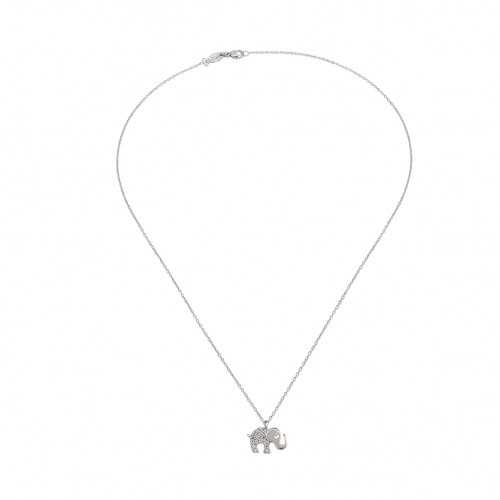 Lucky Elephant , Sterling Silver Necklace.