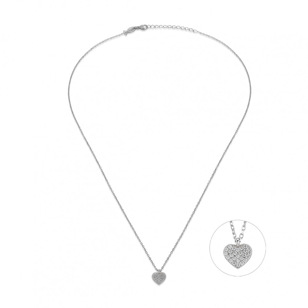 Cuore, Sterling Silver Necklace.