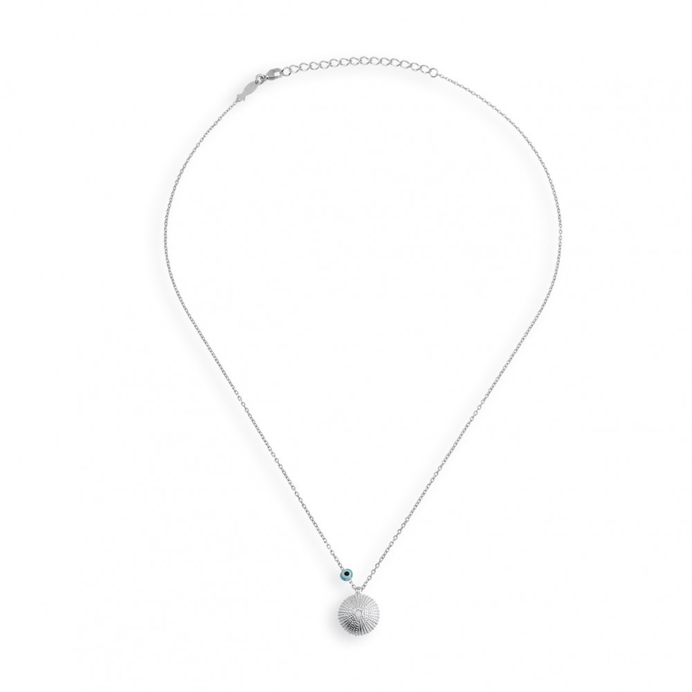 Sea Urchin, Sterling Silver Necklace.