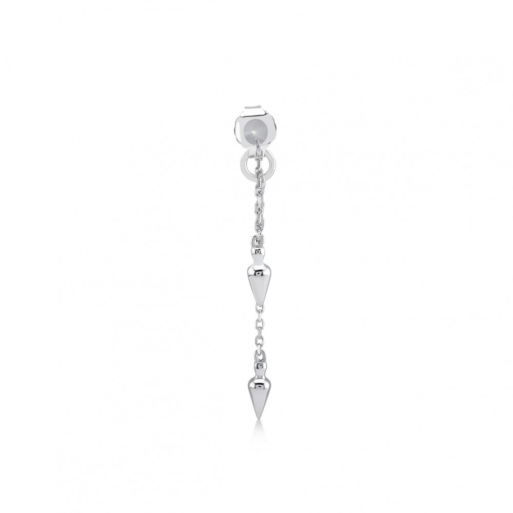 Plumb, Sterling Silver Earring (Sold INDIVIDUALLY).