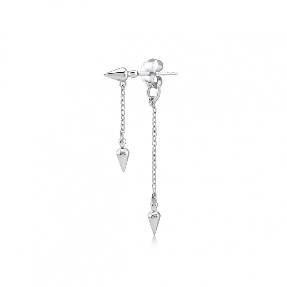 Plumb, Sterling Silver Earring (Sold INDIVIDUALLY).