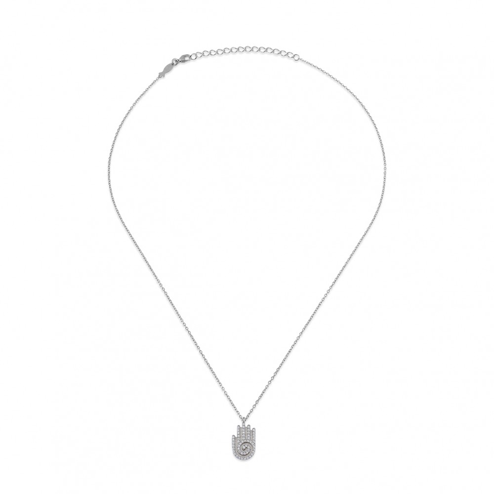 Healer's Hand, Sterling Silver Necklace. Healer's Hand, Sterling Silver Necklace.