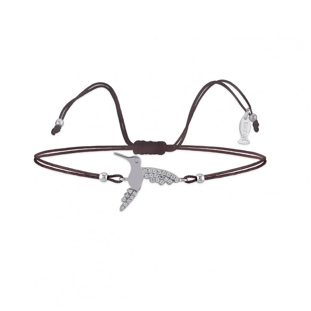 Hummigbird, Sterling Silver Bracelet (String).