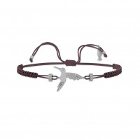 Hummigbird, Sterling Silver Bracelet (String).