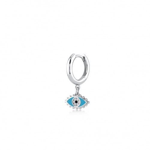 Mini Eye, Sterling Silver Earring (Sold INDIVIDUALLY).