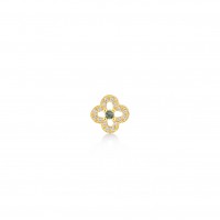 Mini Entourage Clover, Sterling Silver Earring (Sold INDIVIDUALLY).