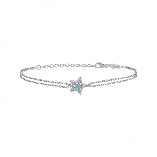 Mini Entourage Star, Sterling Silver Bracelet.