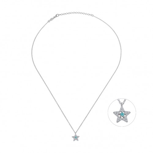 Mini Entourage Star, Sterling Silver Necklace.