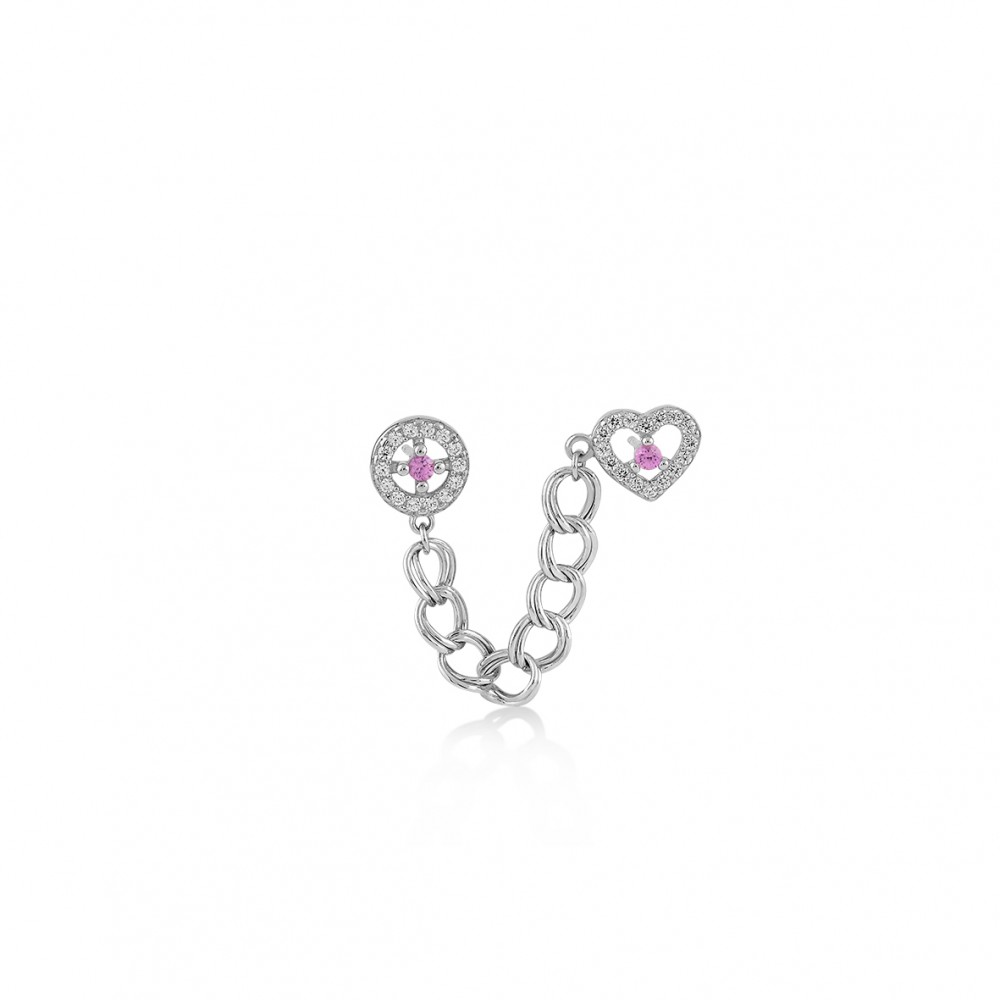 Kate Entourage, Sterling Silver Earring (Sold INDIVIDUALLY).