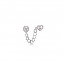 Kate Entourage, Sterling Silver Earring (Sold INDIVIDUALLY).