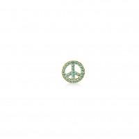 Peace, Sterling Silver Earring (Sold INDIVIDUALLY).