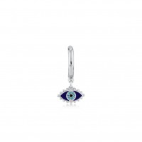 Mini Eye, Sterling Silver Earring (Sold INDIVIDUALLY).