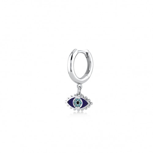 Mini Eye, Sterling Silver Earring (Sold INDIVIDUALLY).