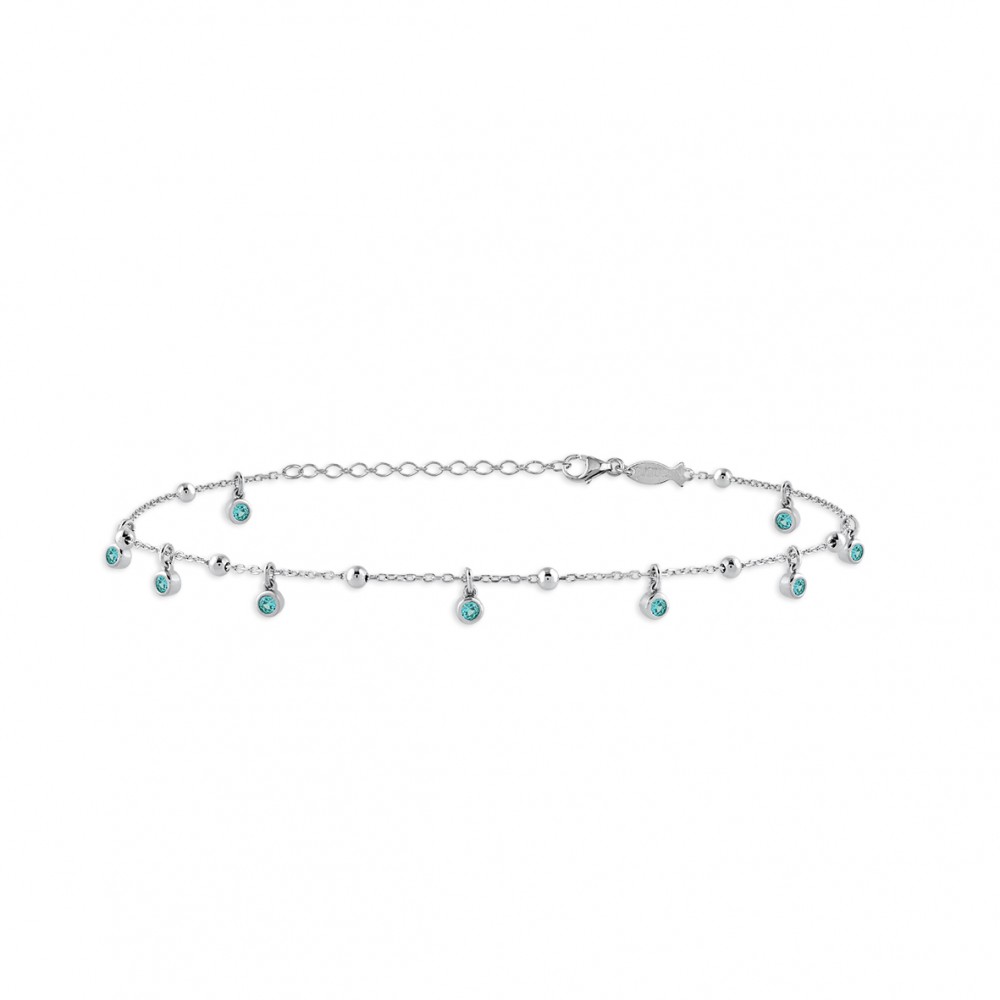 Joy, Sterling Silver Anklet.