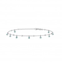 Joy, Sterling Silver Anklet.