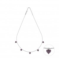 Cuori, Sterling Silver Necklace.