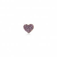 Cuore, Sterling Silver Earring (Sold INDIVIDUALLY).