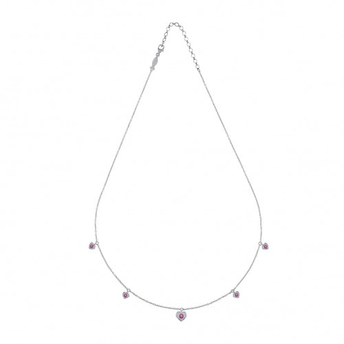 Multi Debra, Sterling Silver Necklace.