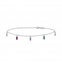 Abby, Sterling Silver Anklet.