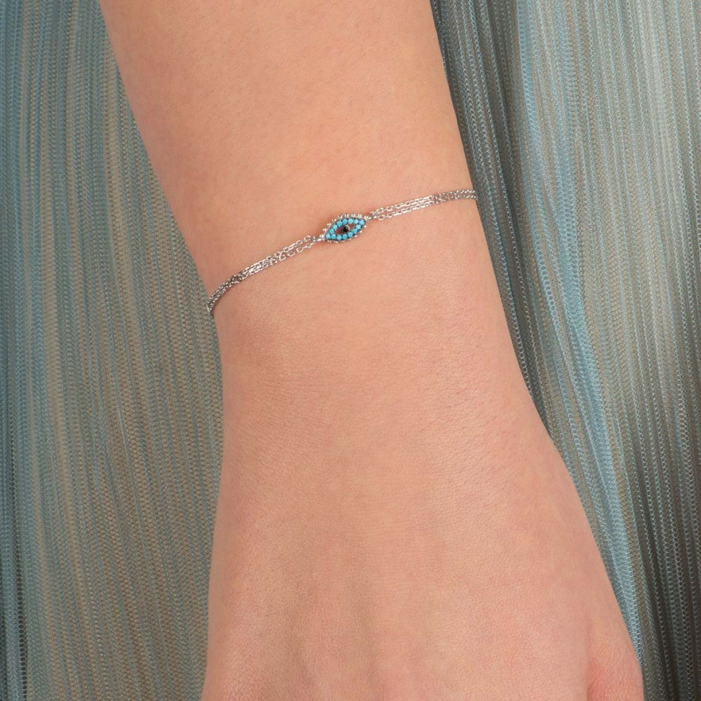 Nazar, Sterling Silver Bracelet.