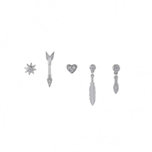 Amulet, Sterling Silver Earrings Set.
